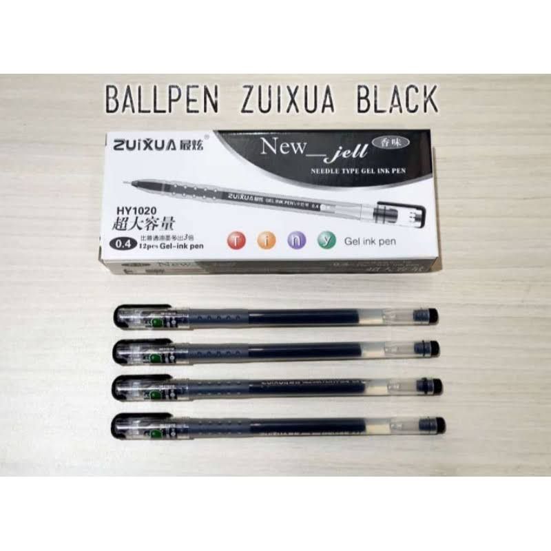 

Pulpen Gel Zuixua [ 1 pak = 12 Pcs ] Pulpen GEL ZUIXUA NEW JELL warna hitam