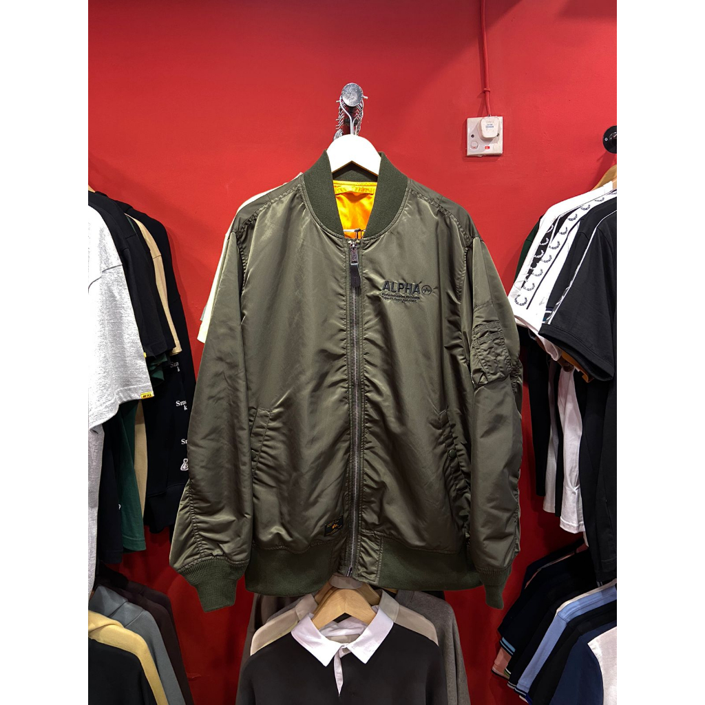 ALPHA INDUSTRIES OLIVE JACKET ORIGINAL