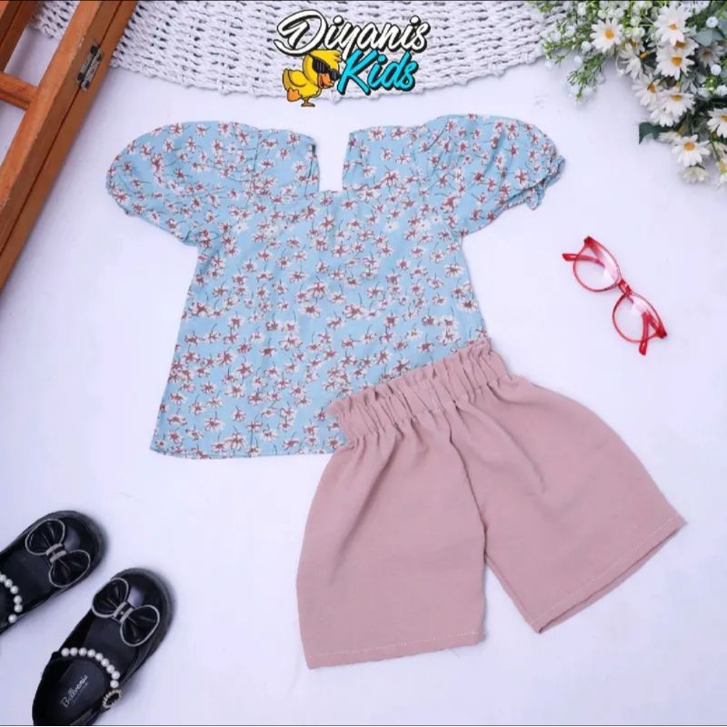 Diyanis Kids-Setelan anak perempuan-setelan anak perempuan motif-setelan anak murah-setelan anak ray
