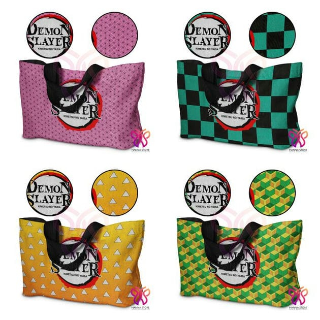 Tas Tote Bag Anime Demon Slayer