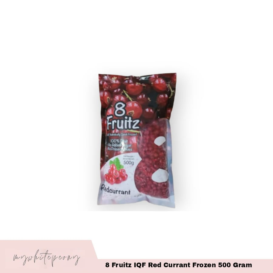 

8 Fruitz IQF Red Currant Frozen 500 Gram