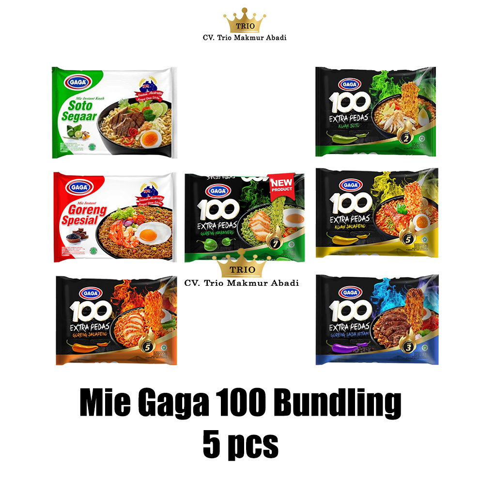 

Mie Gaga Bundling 5pcs