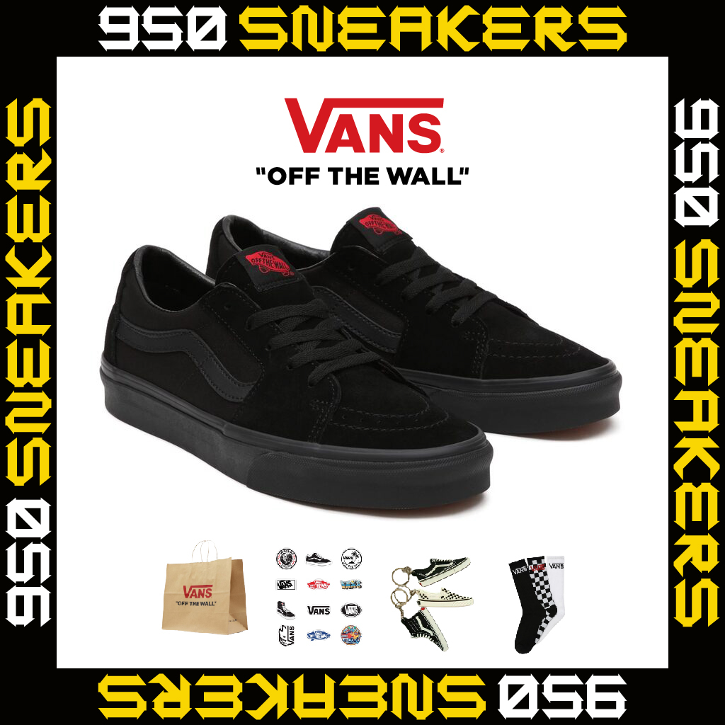 VANS Sk8 Low Classic All Black / Full Black Original