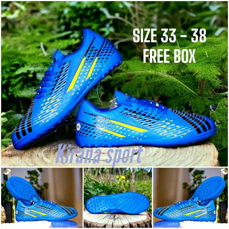 PROMO SEPATU FUTSAL ANAK SIZE 33 - 38  ADIDAS PREDATOR  PREMIUM TERKINI BISA COD