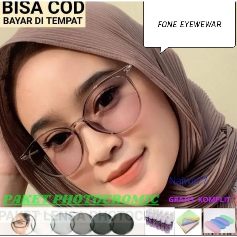 KACAMATA ANTIRADIASI PHOTOCROMIC KODE 72085
