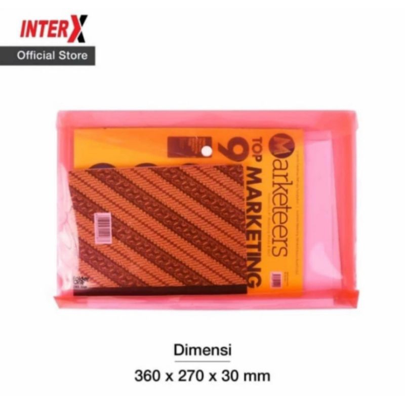 

Folder one Map kancing isi 12pcs w/Spine (Document Bag folio) Folio biru