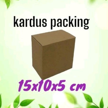 

Kardus packing 15x10x5 cm | box kerdus kuat siap pakai | recycle packaging