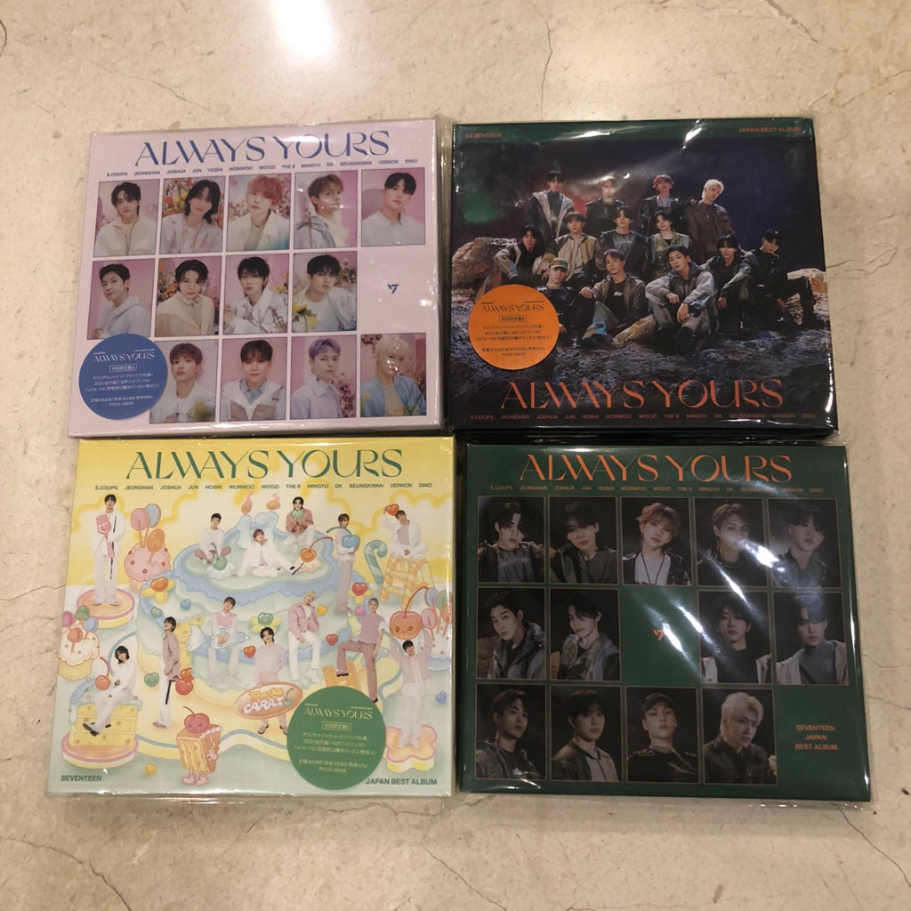 [READY] PC ALBUM ALWAYS YOURS SEVENTEEN ALWAYS YOURS JOSHUA JUN WOOZI THE8 MINGYU SEUNGKWAN VERNON D