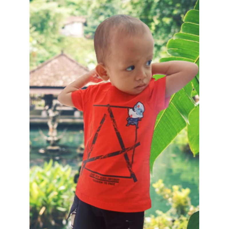 kaos import anak laki sinchan 1 - 2 tahun