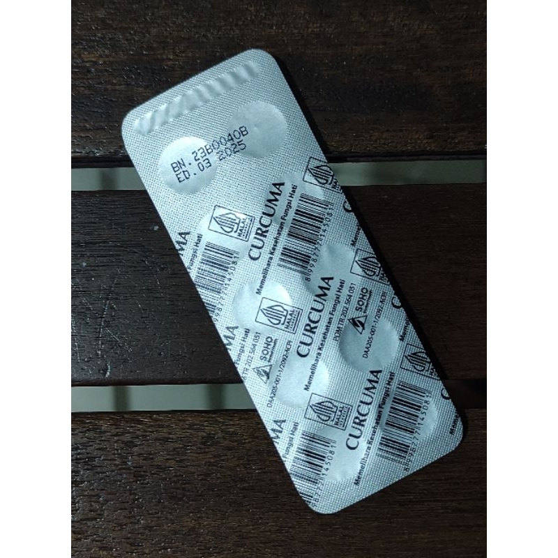 Curcuma 10 Tablet / Meningkatkan Nafsu Makan / Memelihara Fungsi Hati