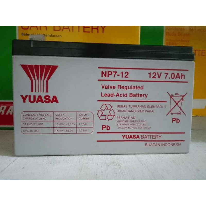 Aki UPS Komputer Aki Yuasa NP7-12