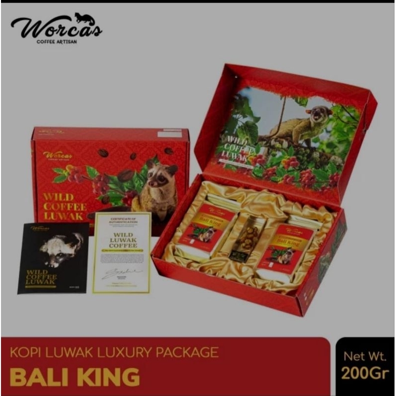 

kopi asli luwak liar bali king isi dua premium super large box
