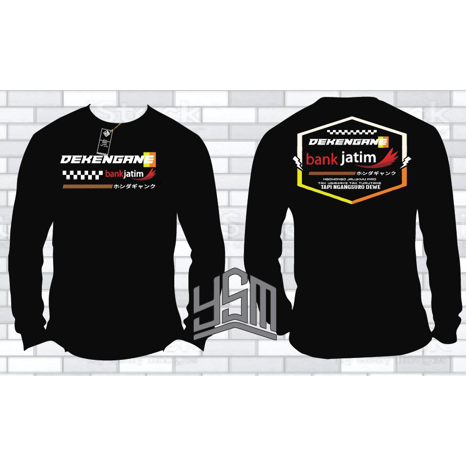 KAOS DISTRO DEKENGAN BANK JATIM | KAOS SABLON TERBAIK