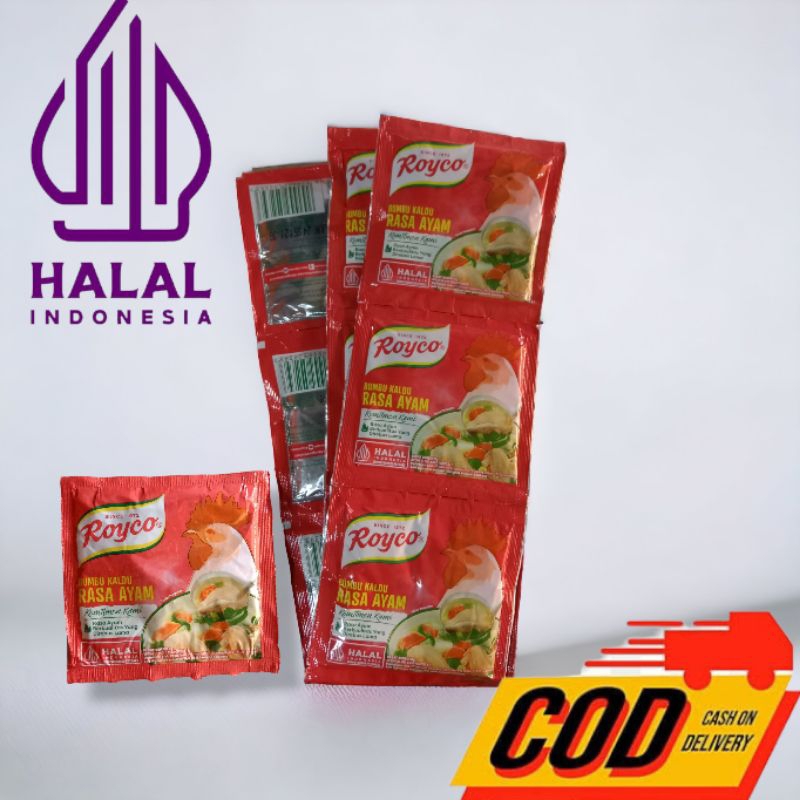 

Kaldu bubuk/Royco ayam/sapi/