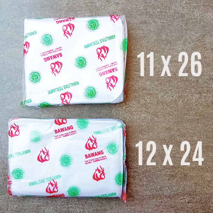 Plastik Makanan HD Tahan Anti Panas 1/2 kg - 12x24 / 11x26 Cap Bawang
