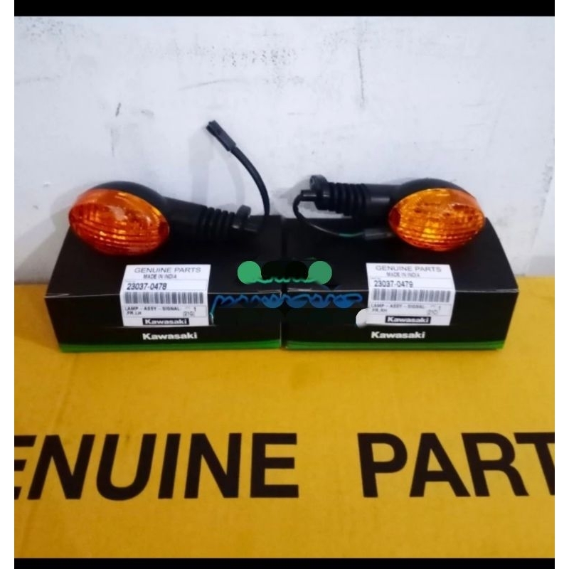 Sepasang Lampu sen depan belakang KLX 150 Original