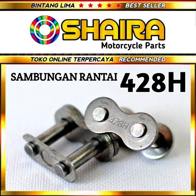 SAMBUNGAN RANTAI 428H/PEN RANTAI MOTOR 428H KUAT BERKUALITAS