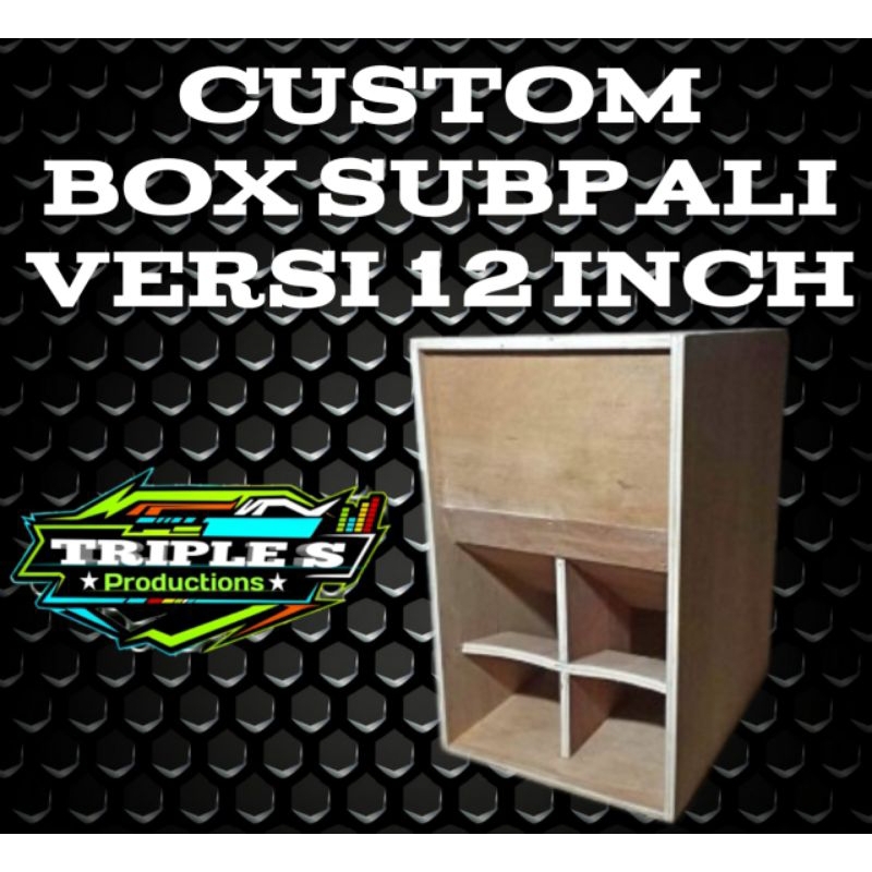 Box supali 12inch custom