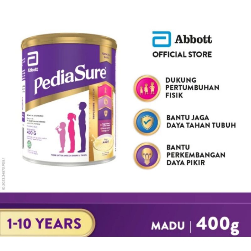 

PEDIASURE MADU 400 GRAM 1-10 TH NUTRISI PERTUMBUHAN