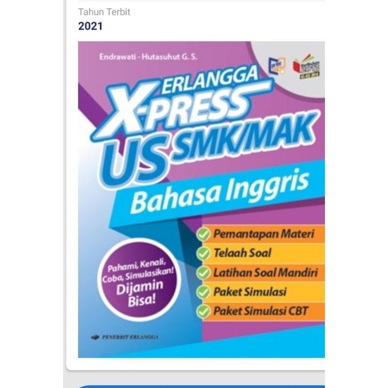 ORI Erlangga Xpress US bahasa Inggris untuk SMK kelas 12 penerbit Erlangga