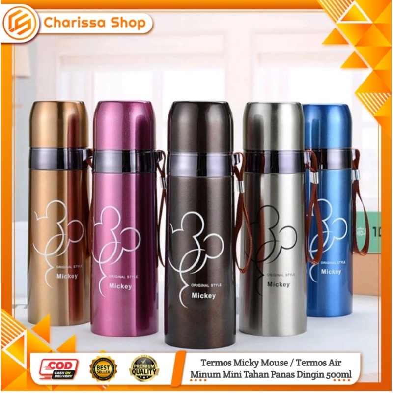 Termos Micky Mouse / Termos Air Minum Mini Tahan Panas Dingin 500ml