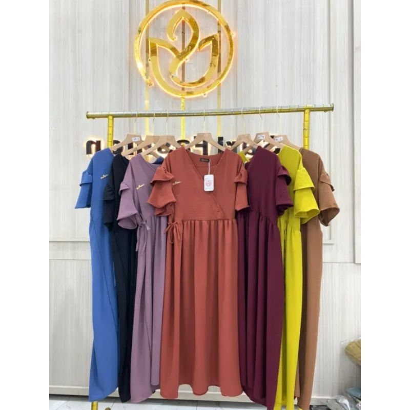 PROMO‼️PAKET ISI 3 DASTER KIMONO VIRAL POLOS Wanita Panjang Busui Hitam