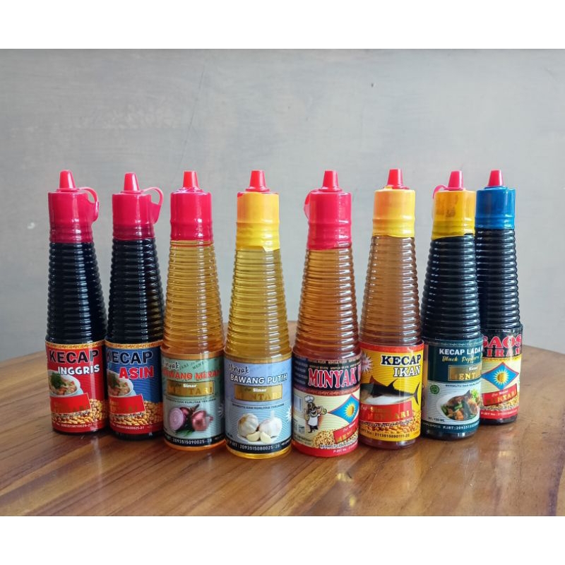 

Halal - Aneka Minyak Penyedap dan Kecap Dapur Cap Sinar Mentari 150ml