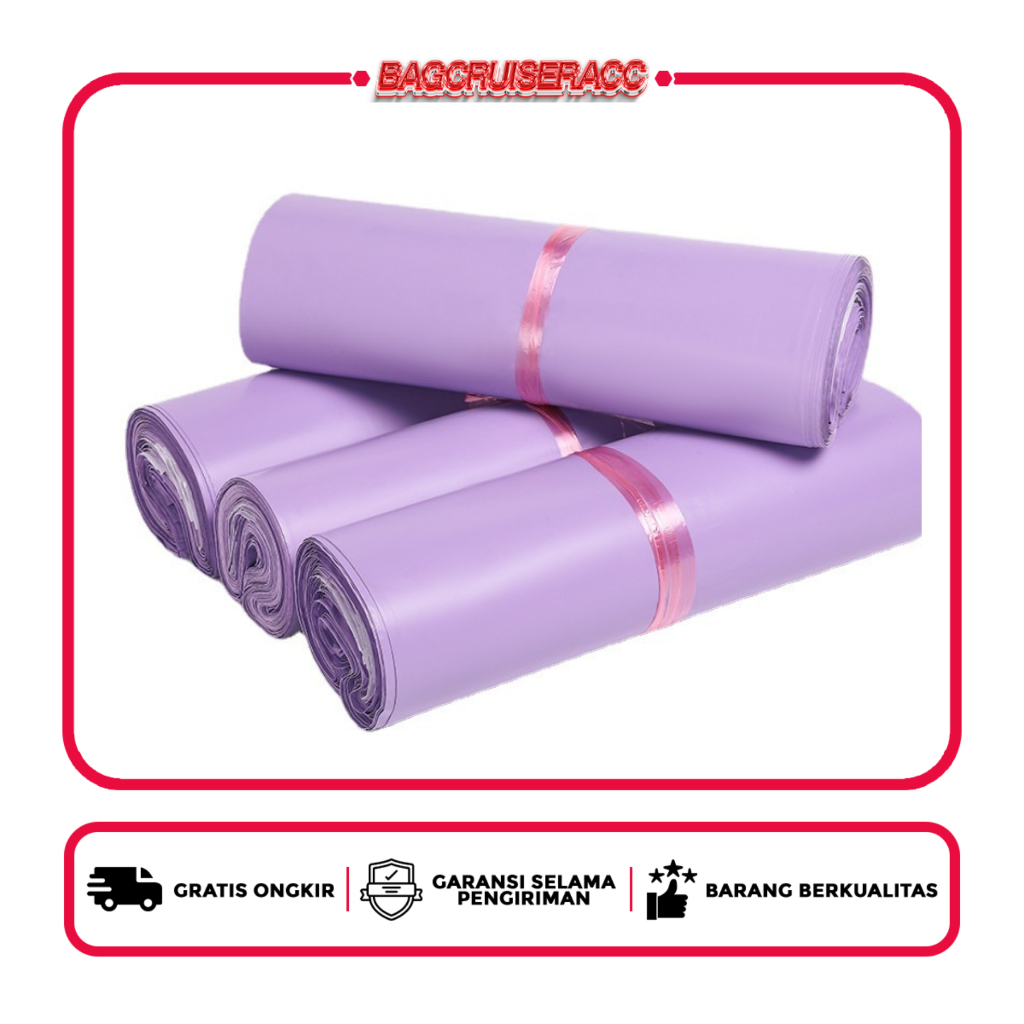 

Plastik Polymailer 35x50Packing Online Hitam Olshop Perekat Lem Bahan PE Isi 100 pcs
