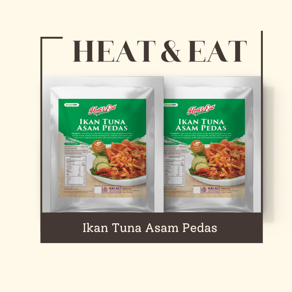 

RTE Paket Isi 2 PCS- Ikan Tuna Asam Pedas