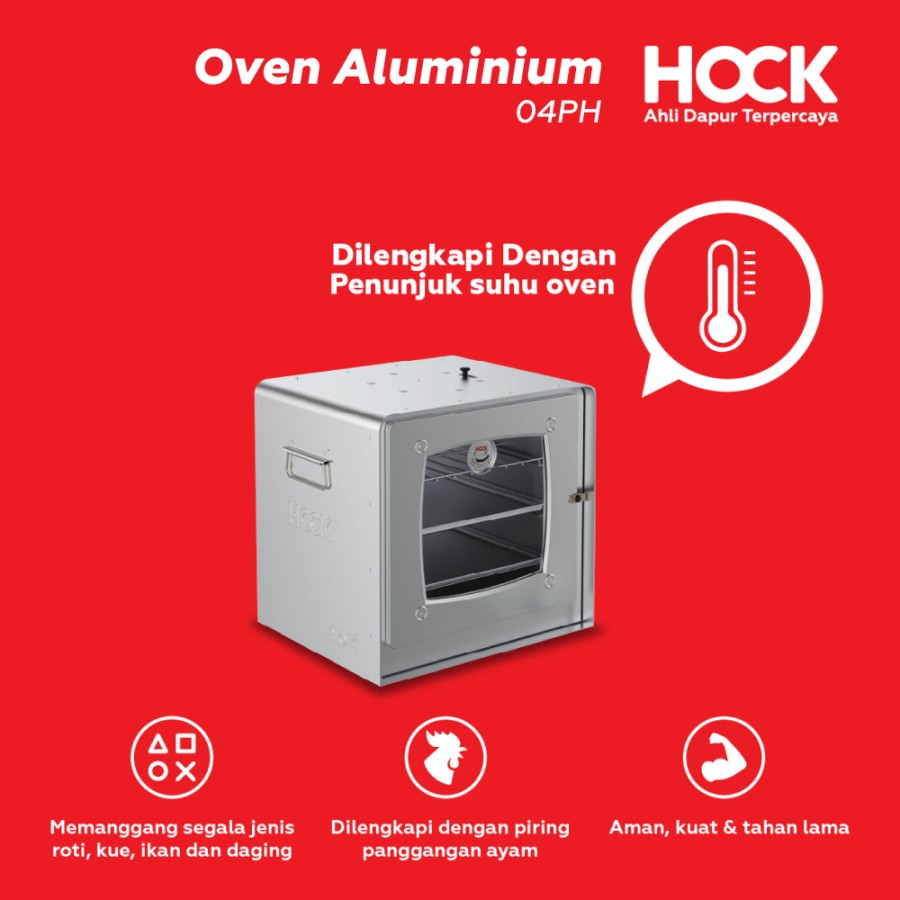 Hock Oven Aluminium 04 Putaran Hawa / Oven Hock kompor