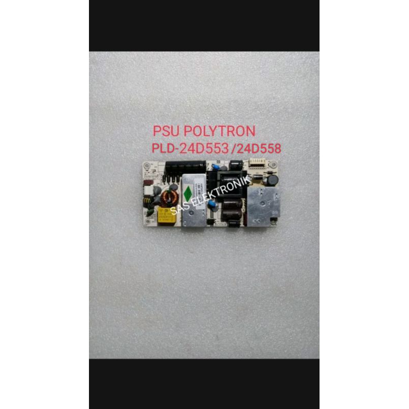 PSU POWER SUPPLY REGULATOR TV LED POLYTRON 24 INCH PLD24D553 PLD-24D553 PLD24D558 PLD-24D558