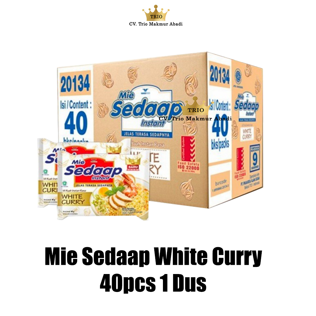 

Mie Sedaap White Curry 40pcs 1 Dus