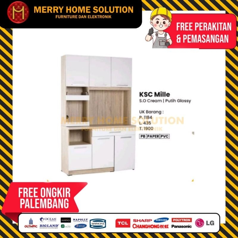 kitchen set olympic KSC MILLE lemari dapur rak piring