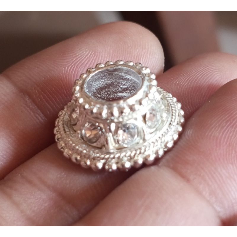 Mendak Keris Model Solo Lapis Perak