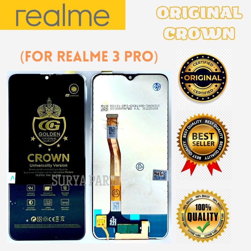 [ORIGINAL] QUALITY LCD OPPO REALME 3 PRO FULLSET