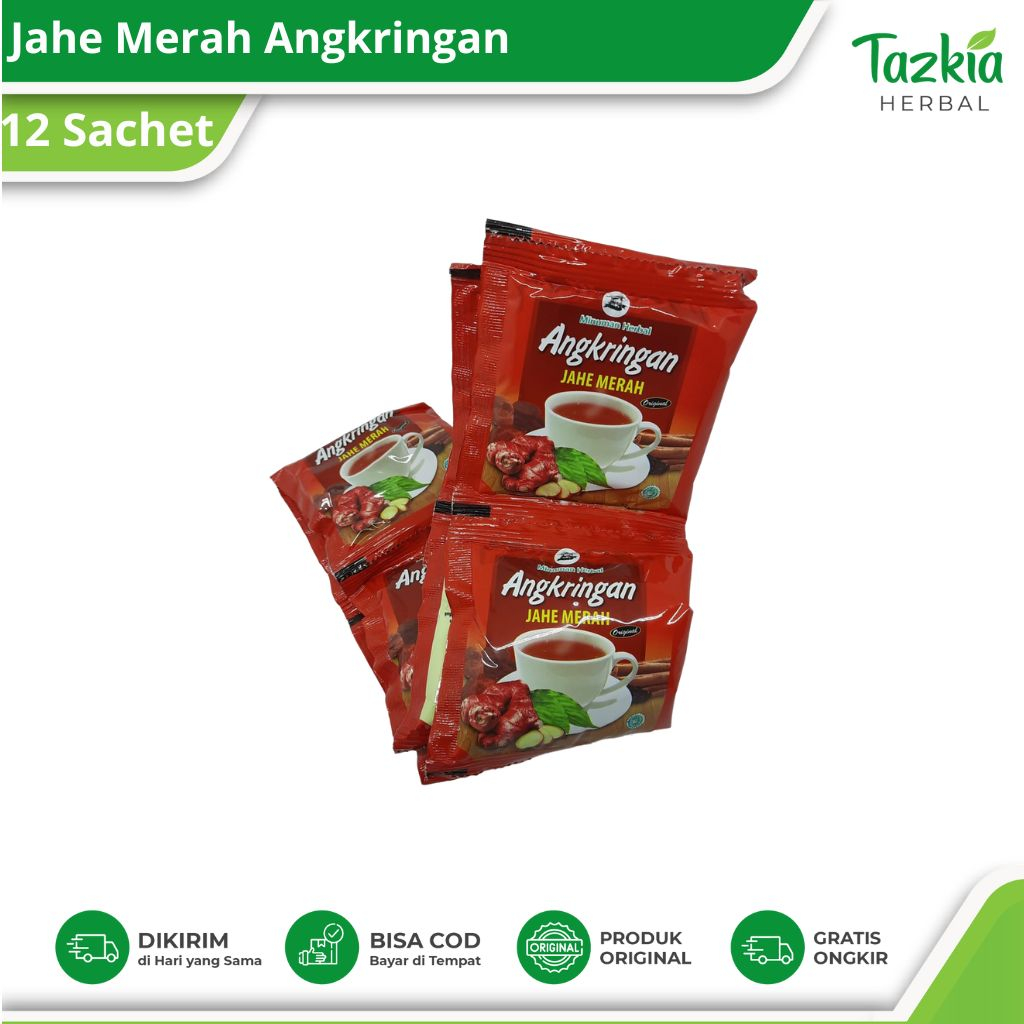 

Jahe Merah Angkringan Rencengan Isi 12 Sachet