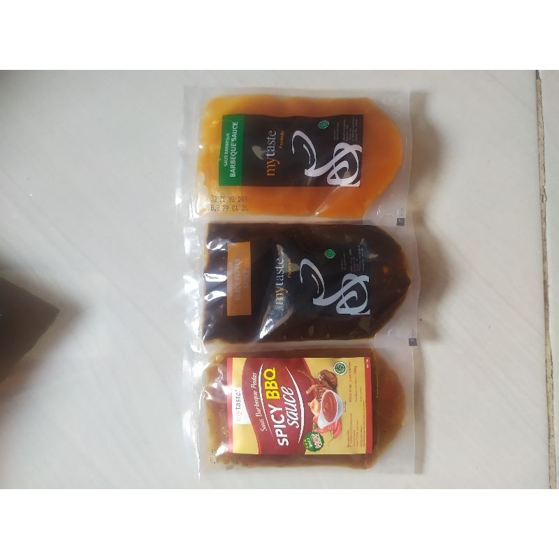 

My Taste Saus BBQ, Blackpapper, Spicy BBQ