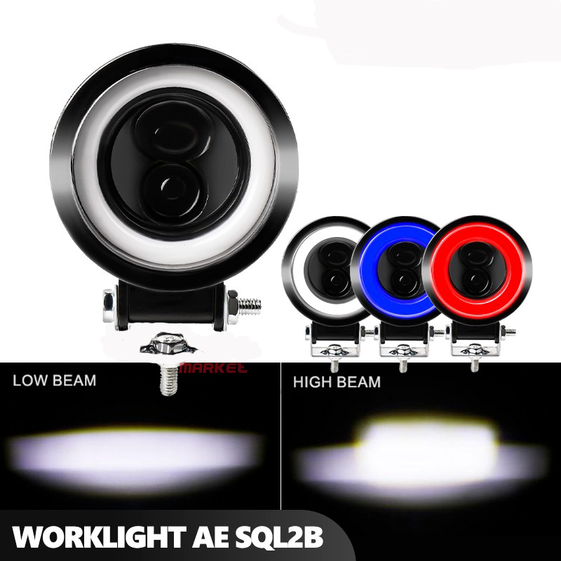 LAMPU MOBIL TEMBAK SOROT WORKLIGHT ANGEL, LAMPU MATA BULAT