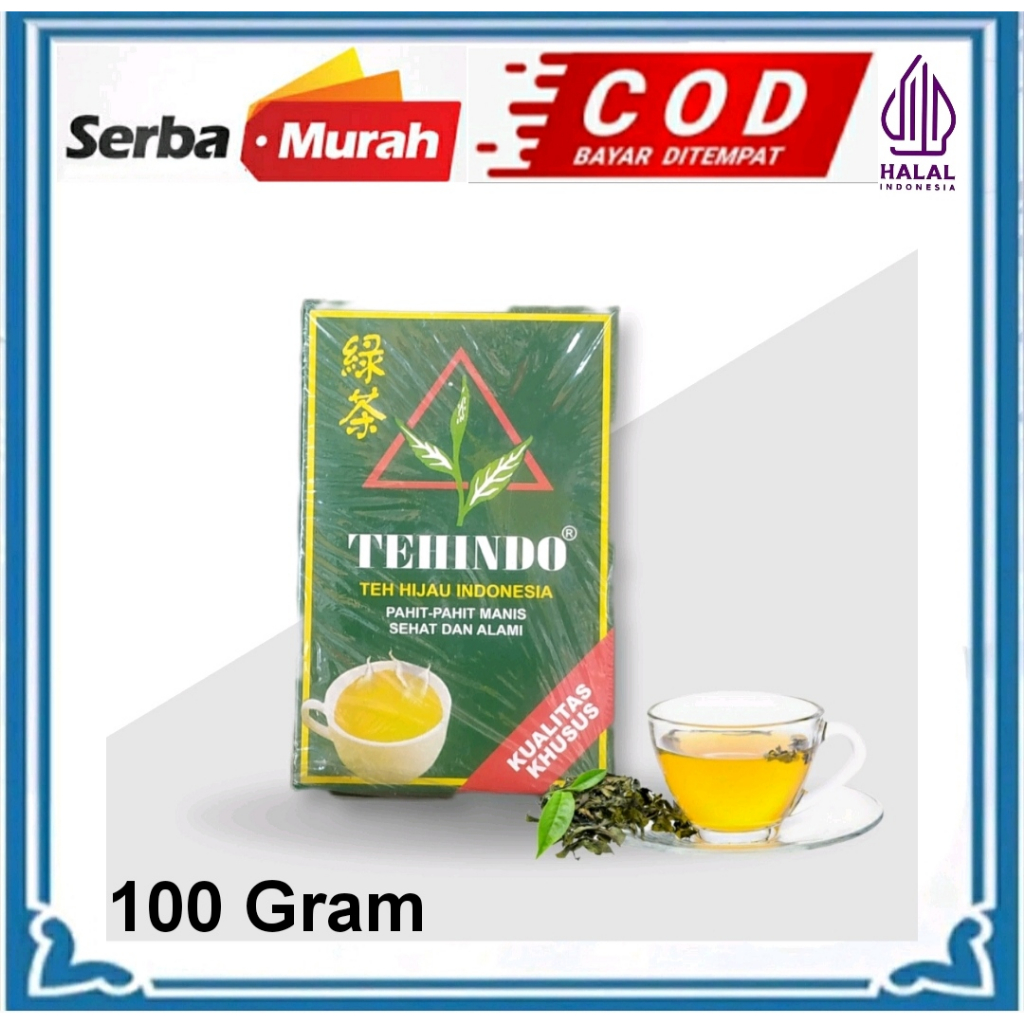 

TEHINDO TEH ALAMI HIJAU SEHAT DAN ALAM 100GRAM