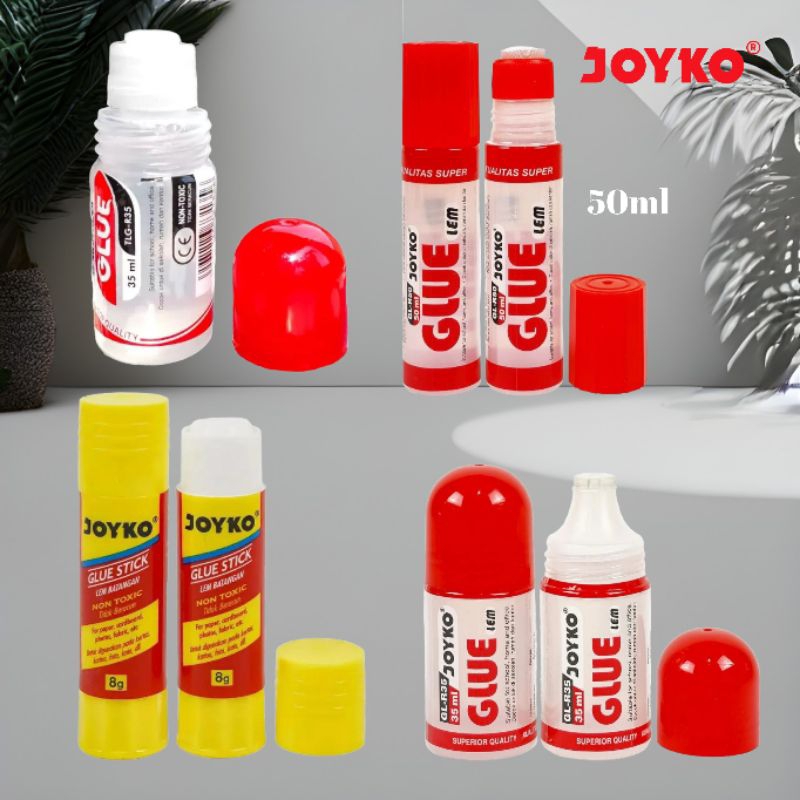 

Lem Batang Glue Stick GS 25 JOYKO dan Lem glue Cair MONTANA