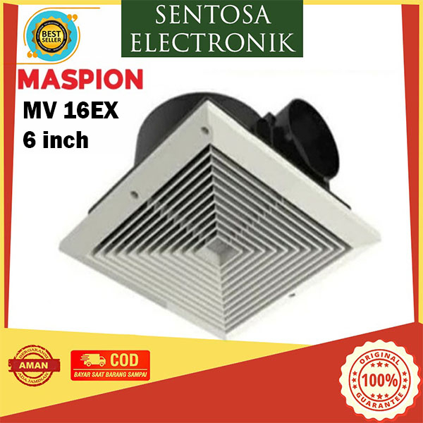 MASPION CEILING EXHAUST FAN PLAFON MV-16 EX 6 INCH