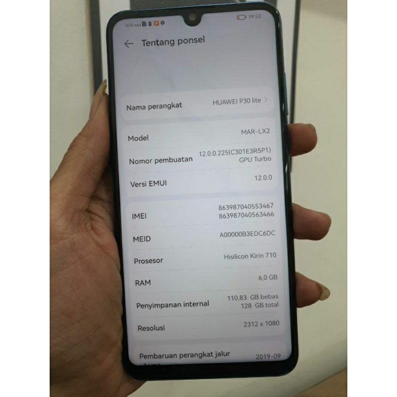 huawei P30lite 6/128gb