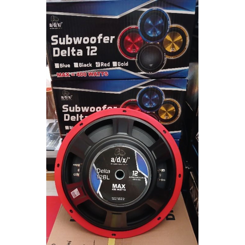 subwoofer 12in ADX DELTA 12BL 400watt doble coil