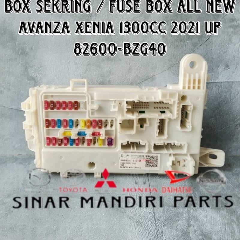 Box Sekring Fuse Box All New Avanza Xenia 1300cc 2021 Up 82600-BZG40