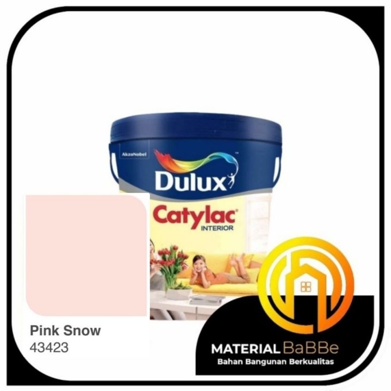 Dulux Catylac Interior Pink Snow 43423 5 kg | Cat Dinding Dalam