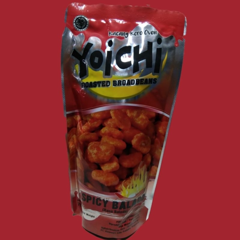 

YOICHI Kacang Koro Oven rasa Spicy Balado 75 gr