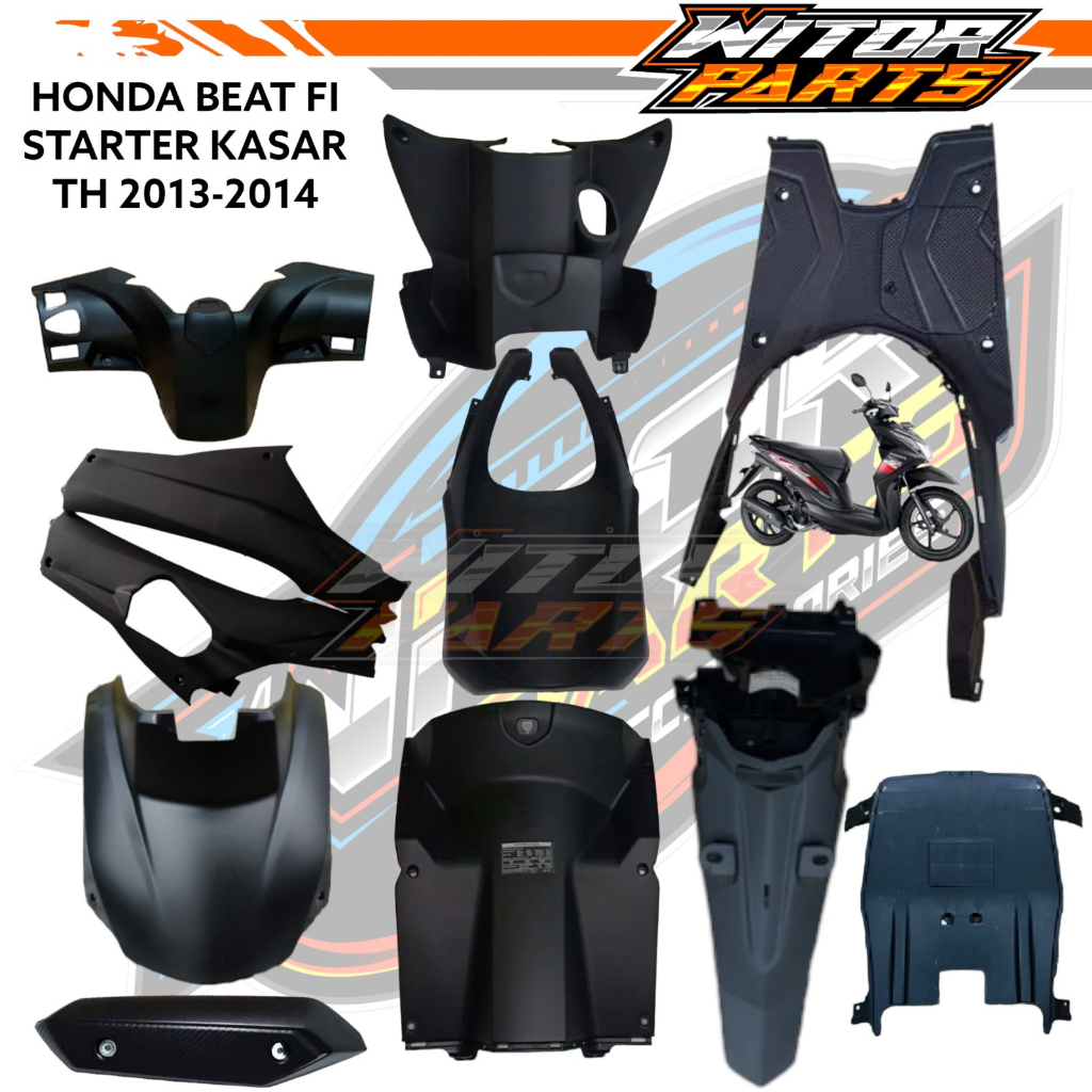SATUAN ECERAN Cover Body Kasar Motor Honda Beat Fi starter kasar halus 2013 - 2014 BISA COD MURAH