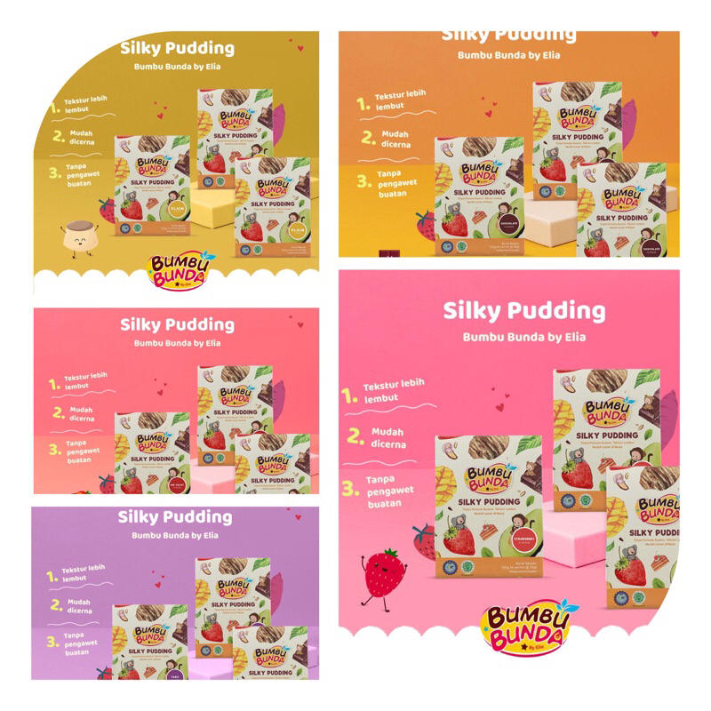 

BUMBU BUNDA ELIA - SILKY PUDDING 100gr