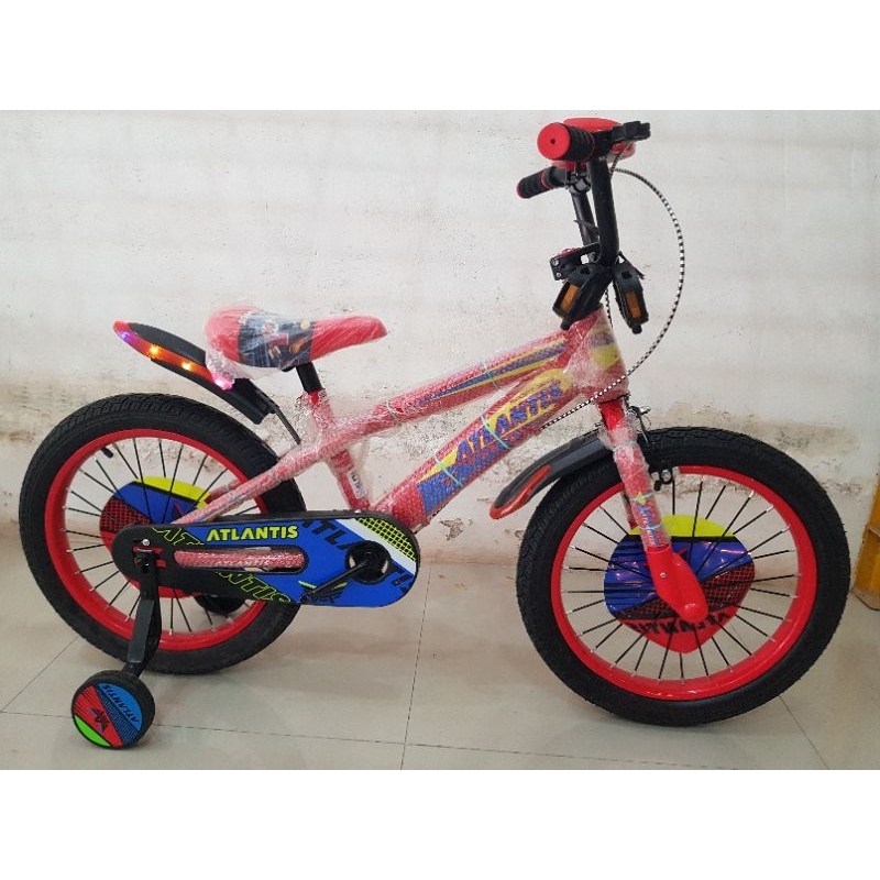 Sepeda Anak Sepeda BMX 18 inch ATLANTIS ( BAN JUMBO ) ( Merah )