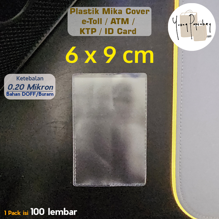 

Plastik Mika Cover Kartu eToll / ATM / KTP / ID CARD Uk. 6x9